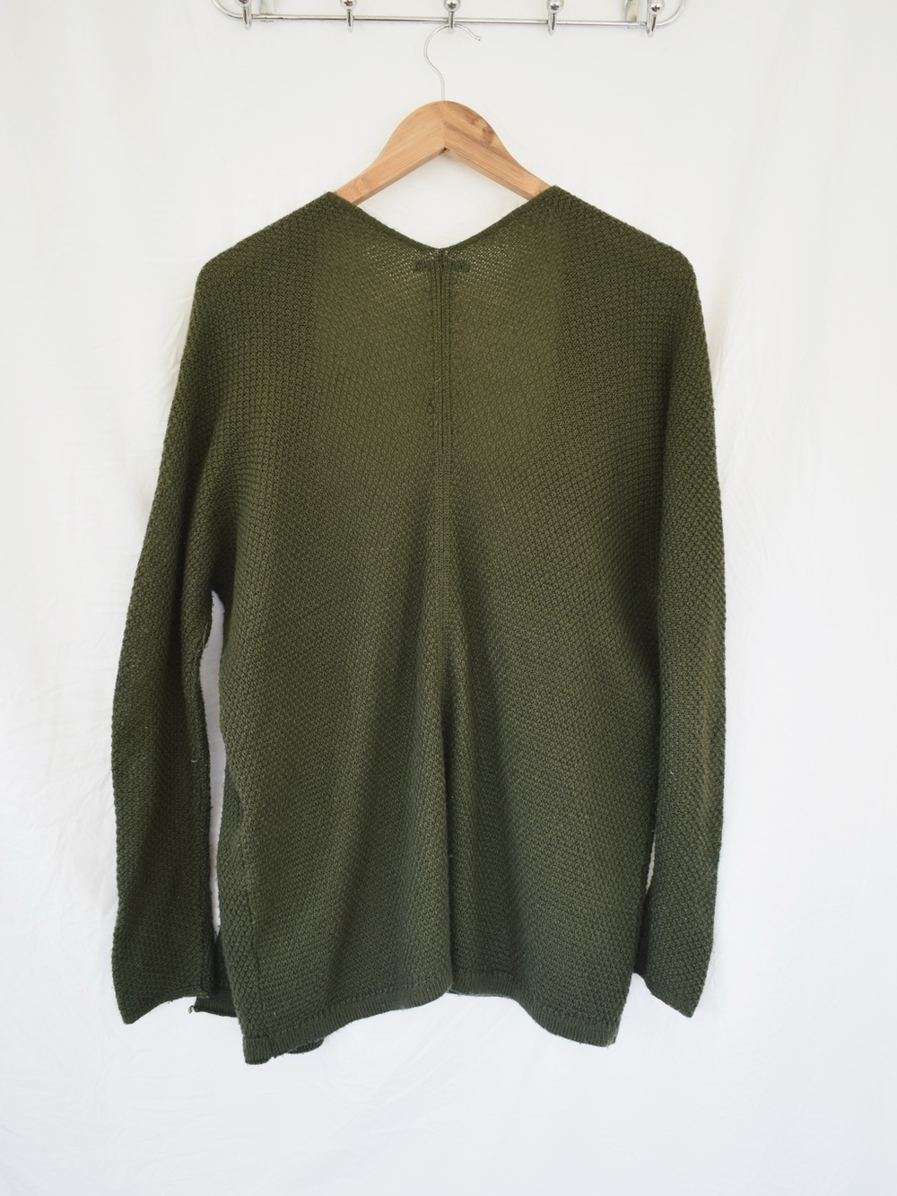 Pink Clover Forest Green Knit Cardigan - Picture 4 of 5